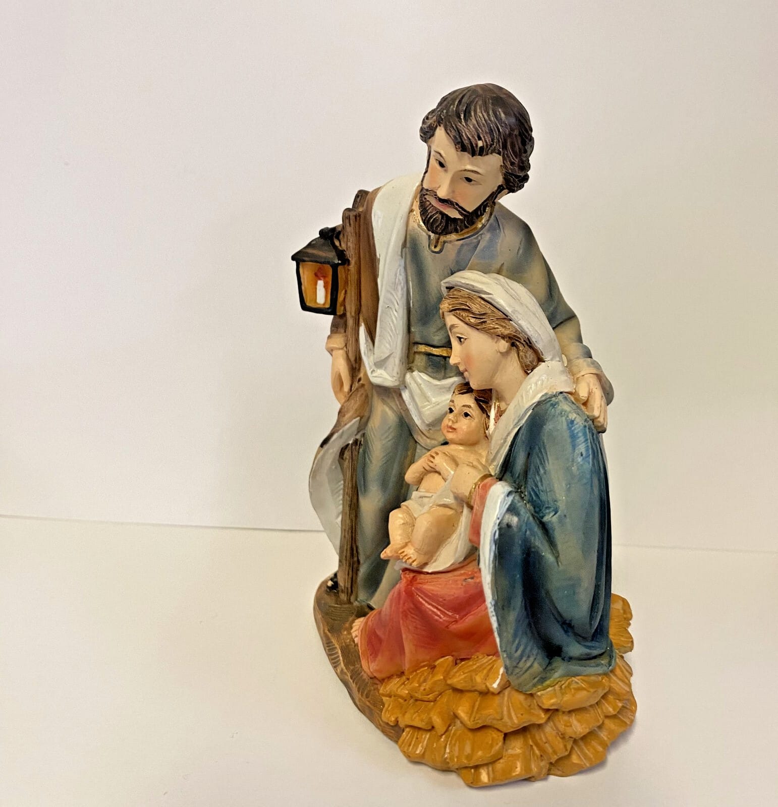 Seated Mary nativity figurine, 4.25 inches, from Bob and Penny Lord Journeys of Faith, displayed on a neutral background.