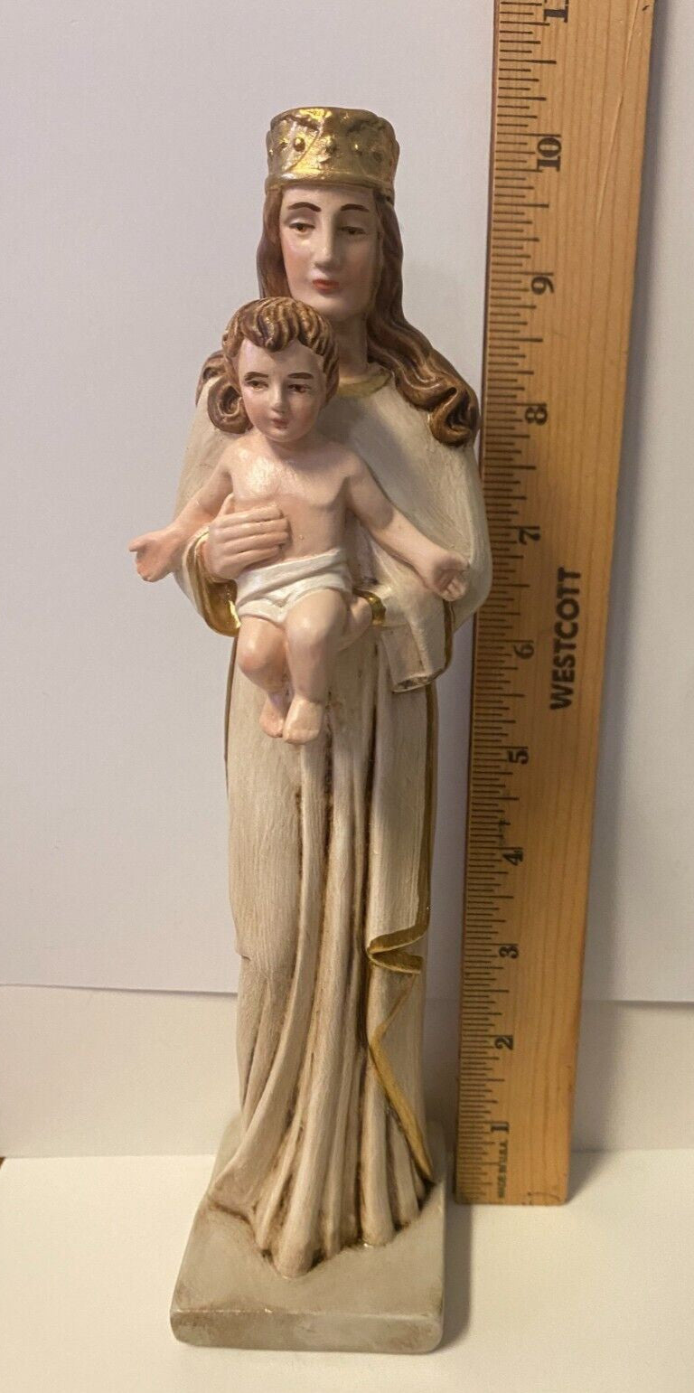 Our Lady of the Island Hand Painted  10" Statue,  New  from Colombia #L025/5516 - Journeys of Faith