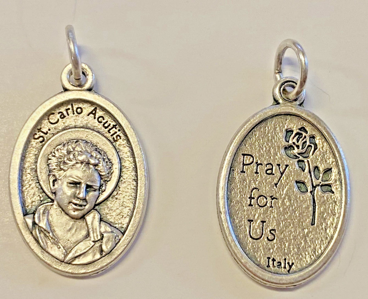 St Carlo Acutis, (Apostle of the Eucharist Medal), New #PC-103