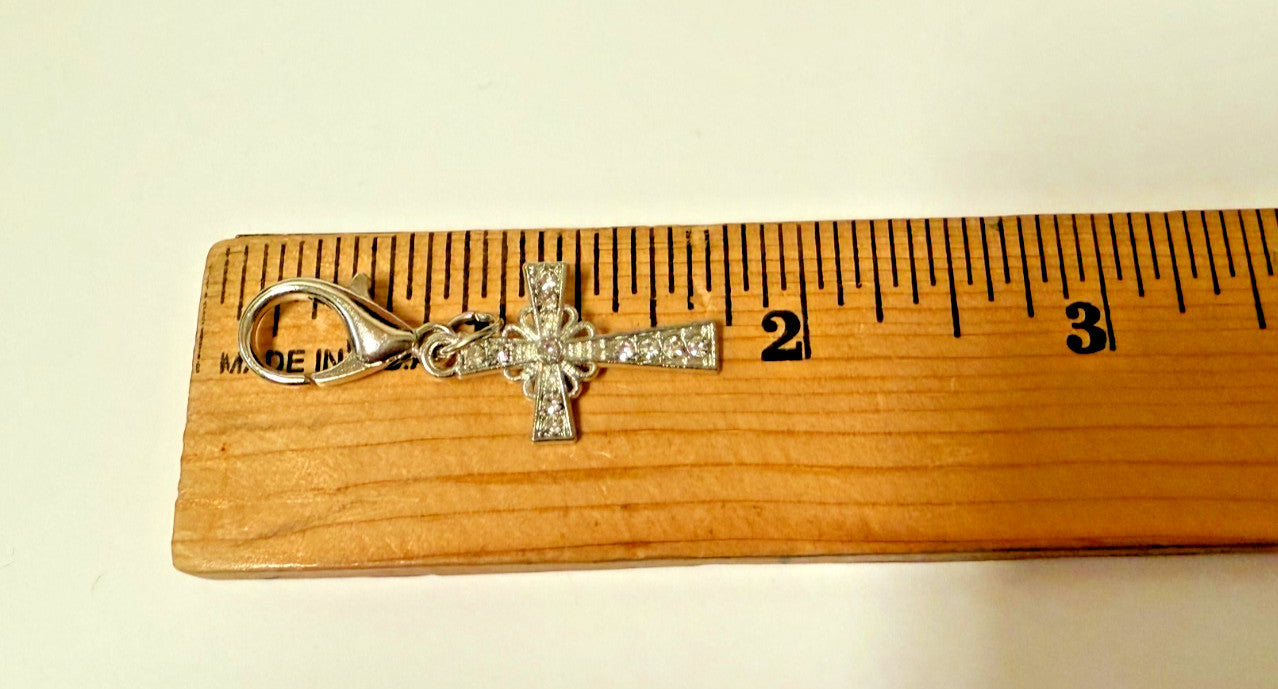 Crystal Cross Devotional Clip, New #Gftshp-134