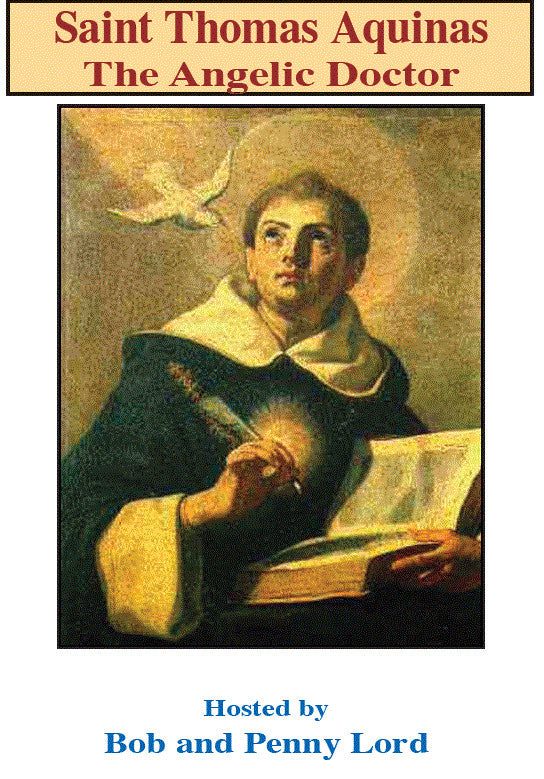 Saint Thomas Aquinas DVD by Bob & Penny Lord, New