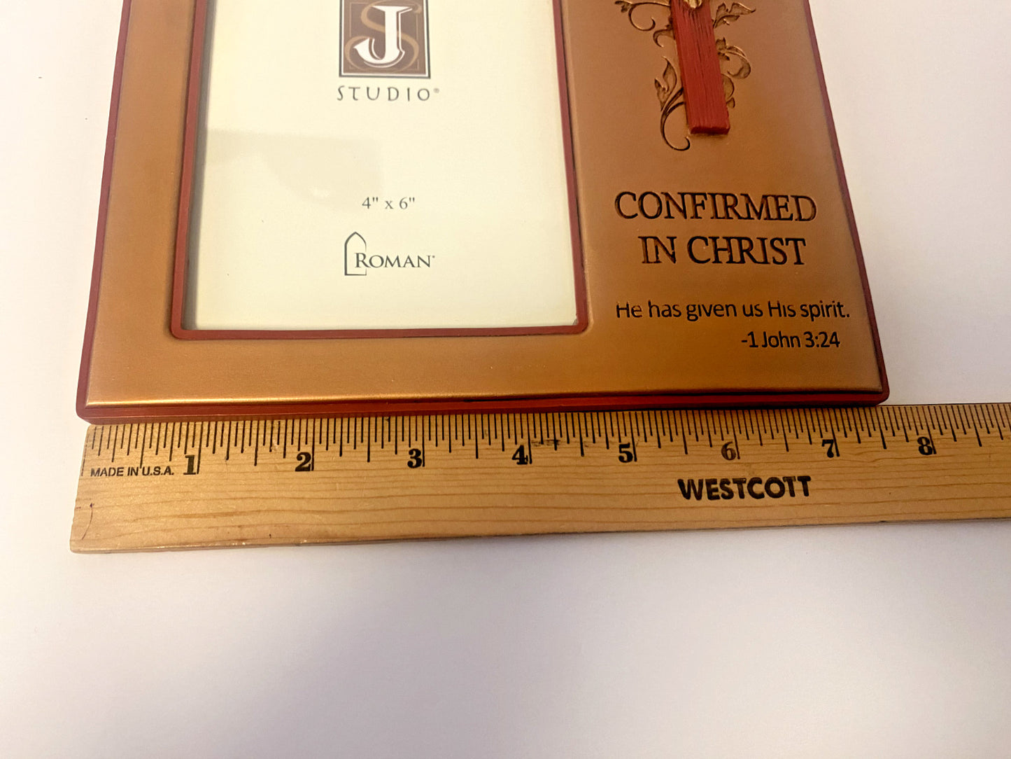 Joseph Studios 4x6 Confirmation Photo Frame in home décor style, showcasing a classic picture frame for photos.