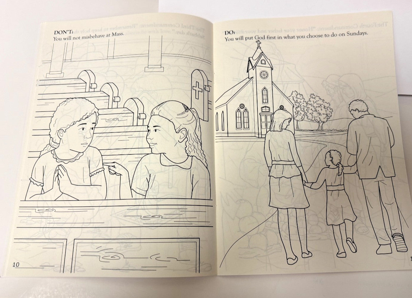Keeping the 10 Commandments Coloring Book for Children, New #AB-432-R2