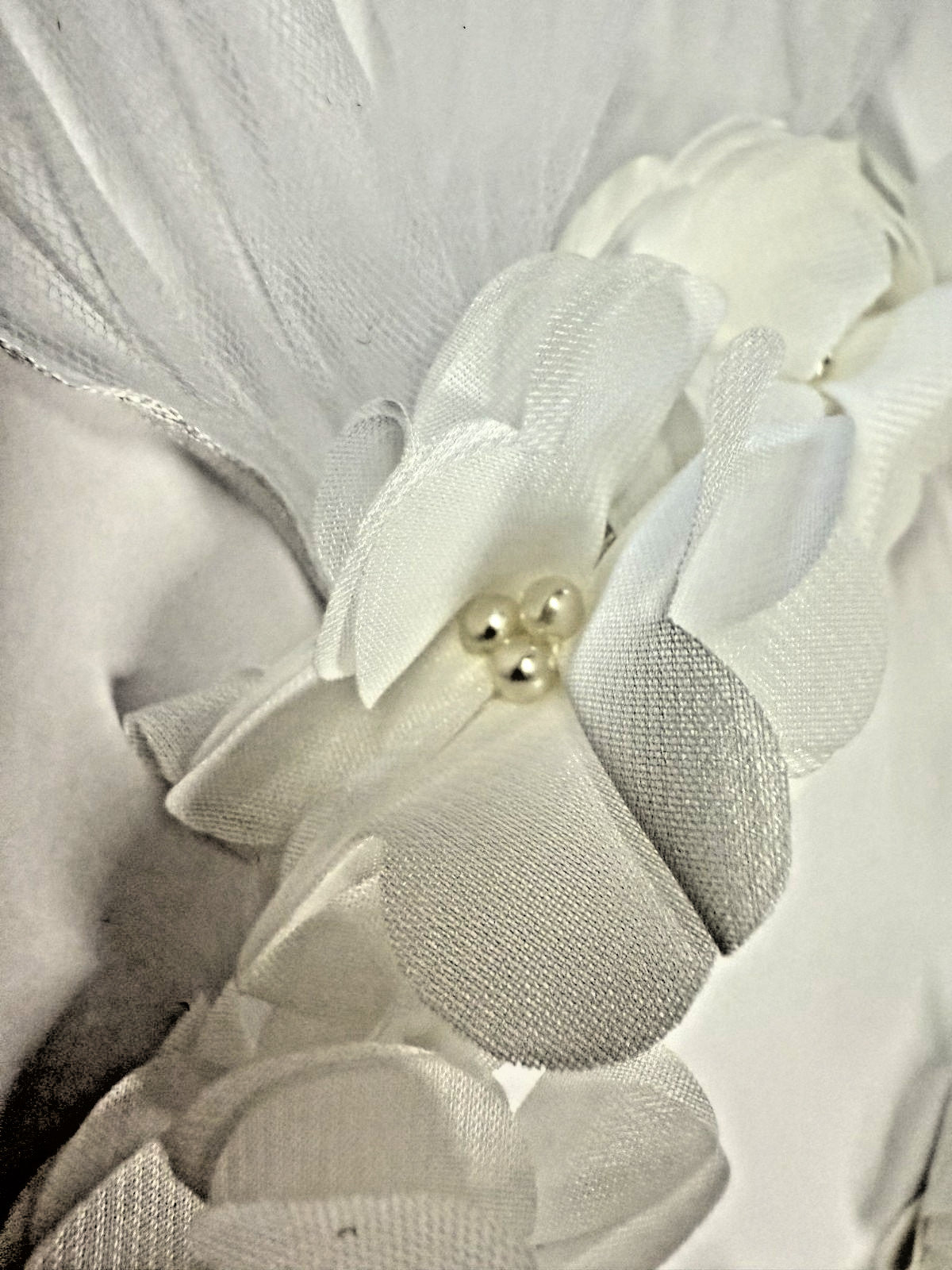 First Holy Communion Veil, with Flowers  New #RM-59-R2