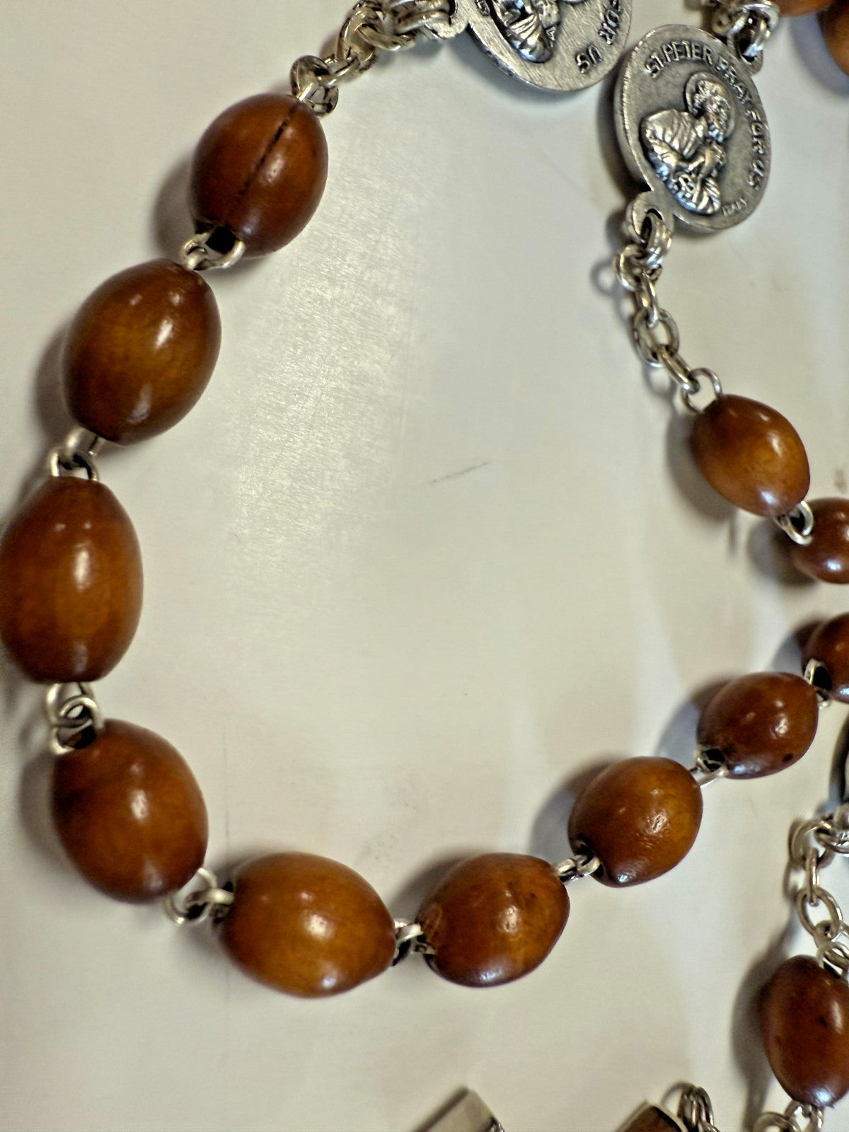 Saint Pope John Paul II + Apostles Vintage Rosary, New From Italy #AB-49 - Journeys of Faith