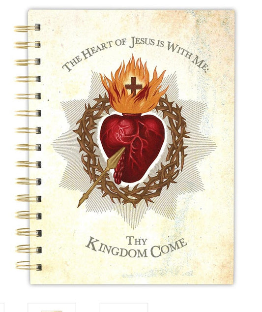 Sacred Heart of Jesus Hardcover Journal/Notebook, New #AB-215