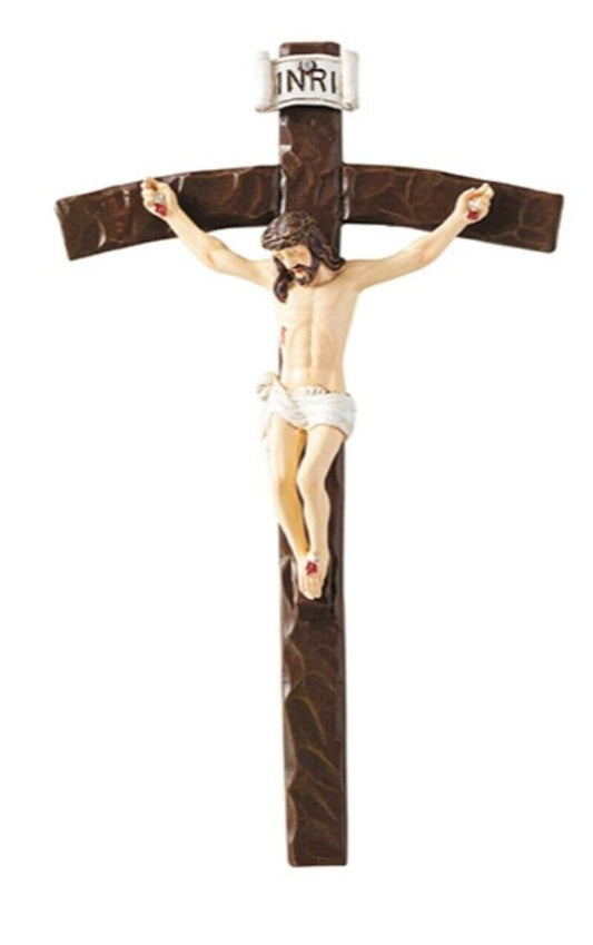 Papal Wall 8" Crucifix, New #AB-290-R2 - Journeys of Faith