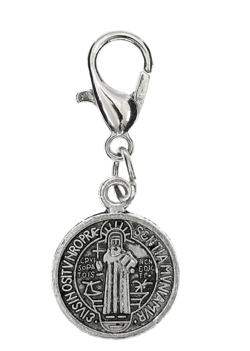 Saint Benedict Rosary Marker Charm,  New  #AB-439-R2