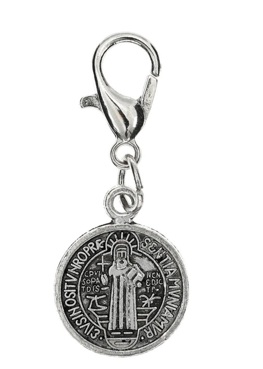 Saint Benedict Rosary Marker Charm,  New  #AB-439-R2
