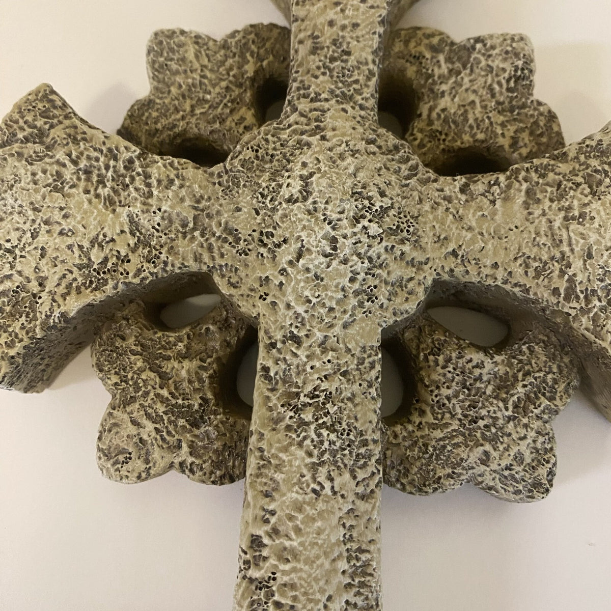 Fleur-de-Lis style 11.75-inch wall cross by Bob and Penny Lord Journeys of Faith, featuring intricate Christian crucifix design.