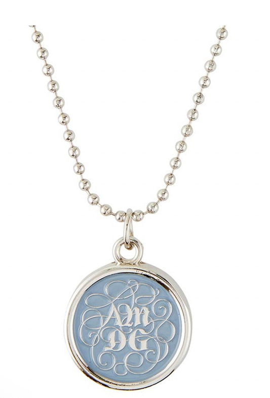 "For the Great Glory" AMDG Pendant Necklace, New #AB-063-2