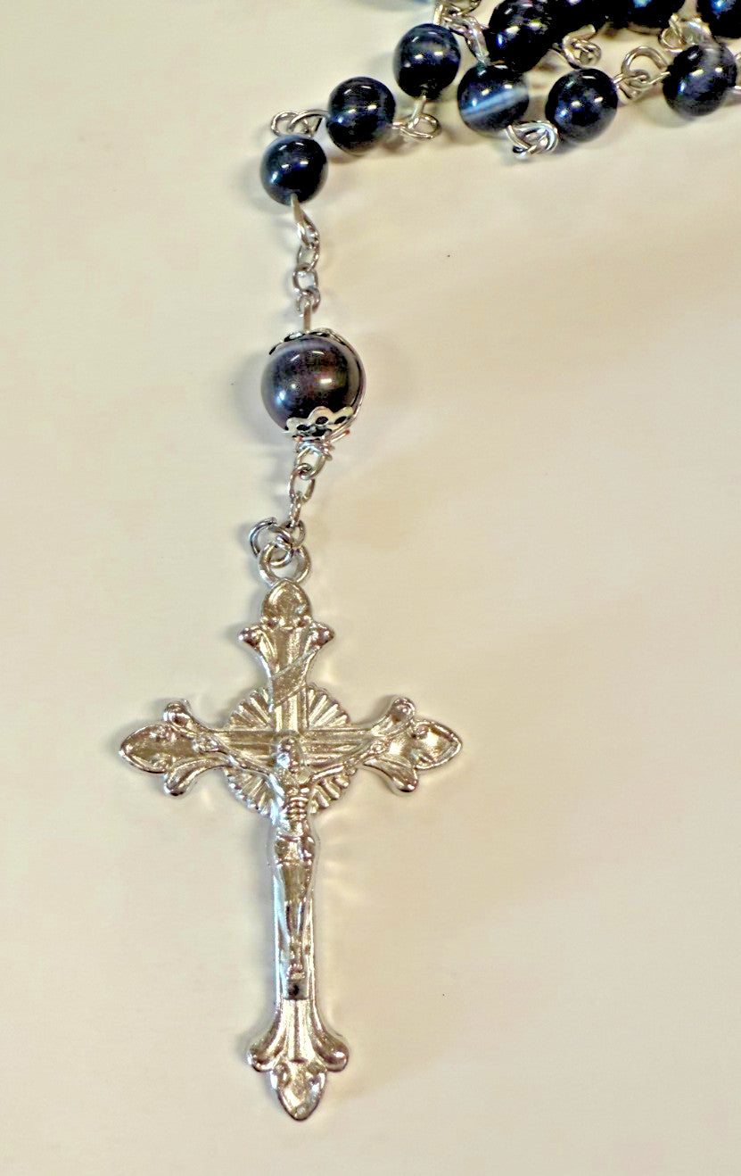 Saint Benedict Wire Wrapped Rosary,  New #Gftshp-59 - Journeys of Faith