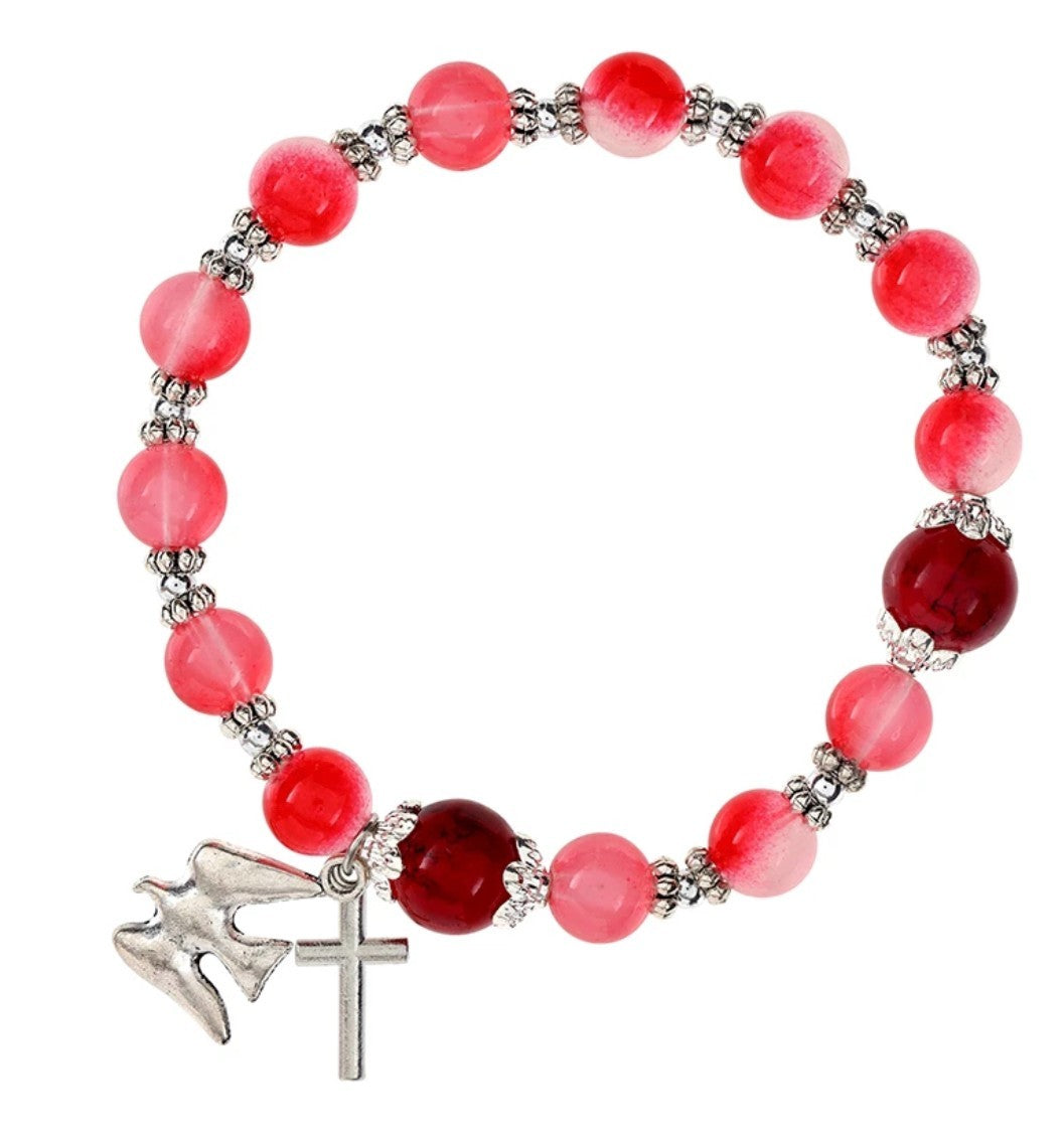 Holy Spirit Confirmation  Red Ombre Bracelet, New #Gftshp-276 - Journeys of Faith