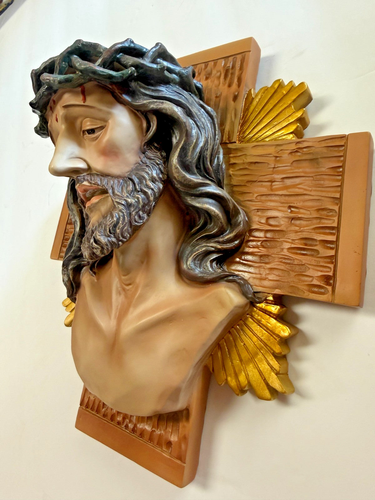 Head of Christ Bust Wall Plaque, New #AB-465-R2 - Journeys of Faith
