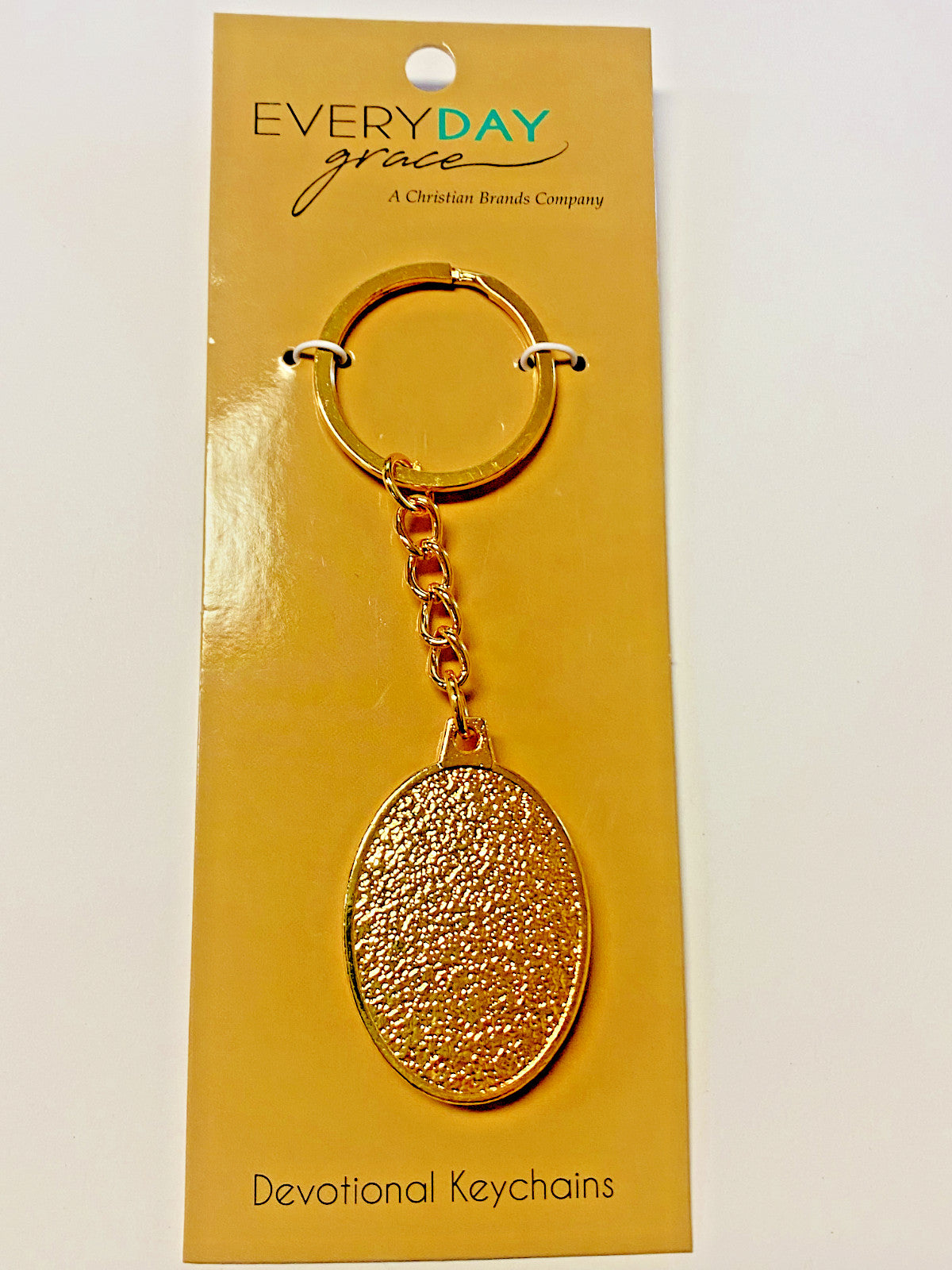 Saint Benedict Gold Tone Keychain, New  #MD-68
