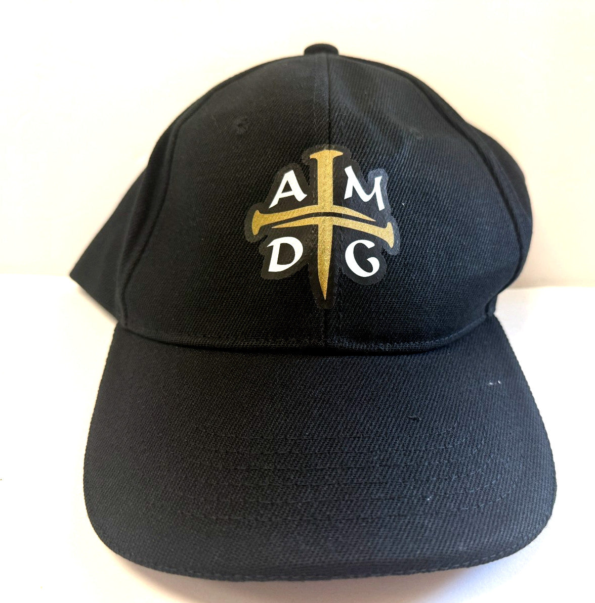 "For the Great Glory" AMDG Baseball Black, New #Gftshp-280 - Journeys of Faith