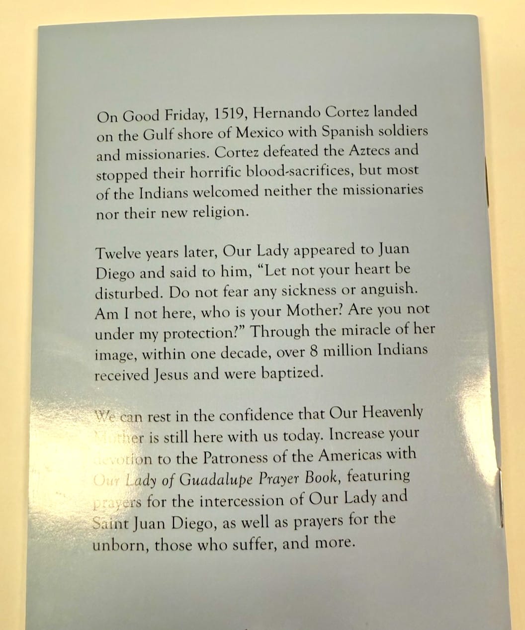 Our Lady of Guadalupe Prayer Book,  New #AB-412-R2 Journeys of Faith Collectibles:Religion & Spirituality:Christianity:Holy Cards