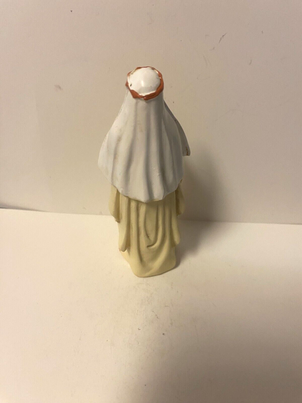 Small Saint Catherine of Siena statue with prayer card, 3.75 inches, by Bob and Penny Lord, religious collectible figure.