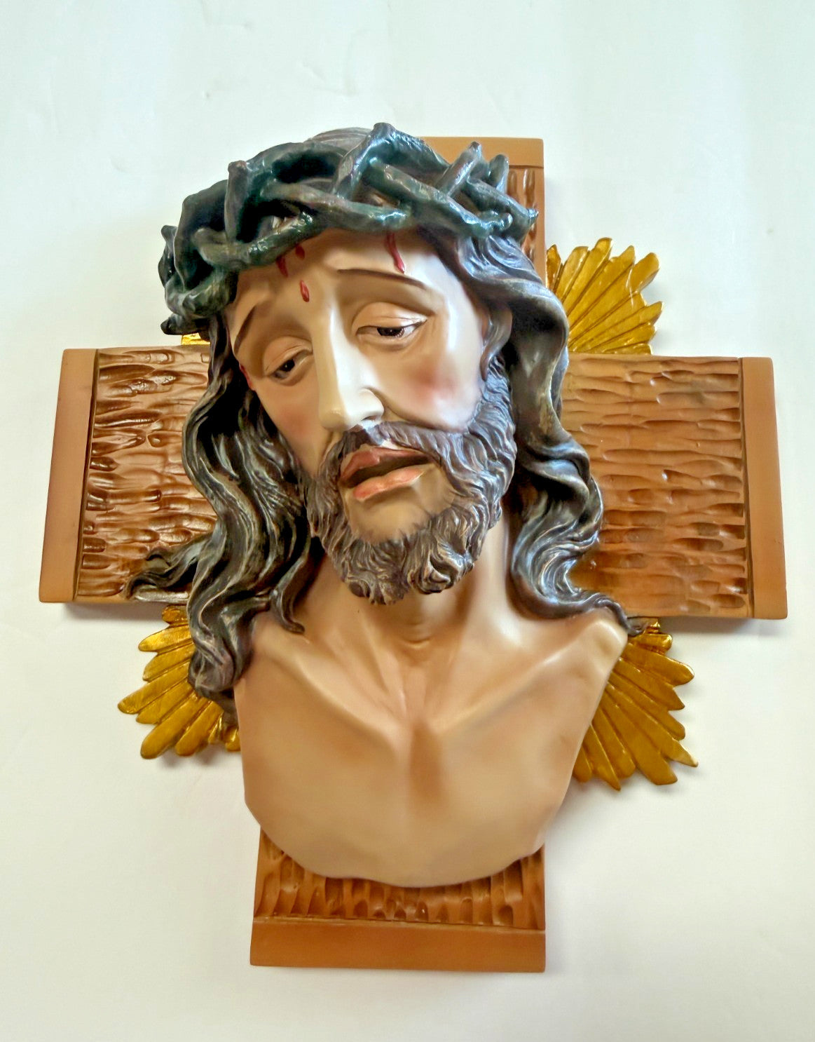 Head of Christ Bust Wall Plaque, New #AB-465-R2 - Journeys of Faith