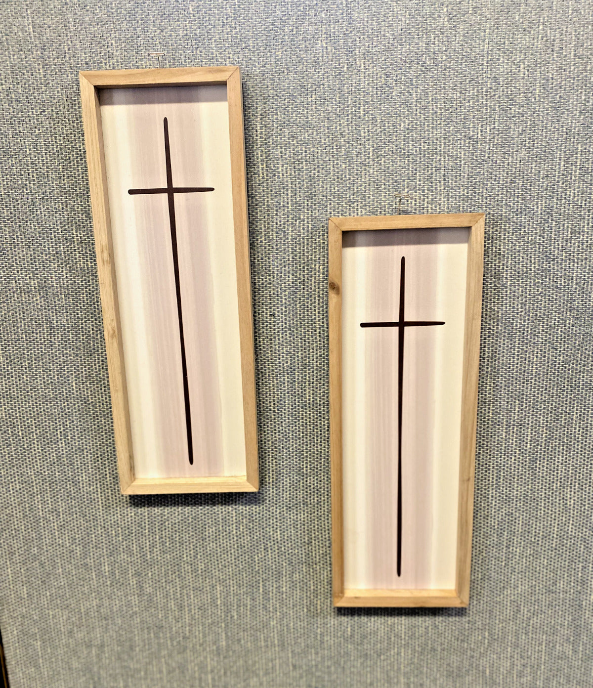 Framed Cross,  12.25" New #AB-254-R2