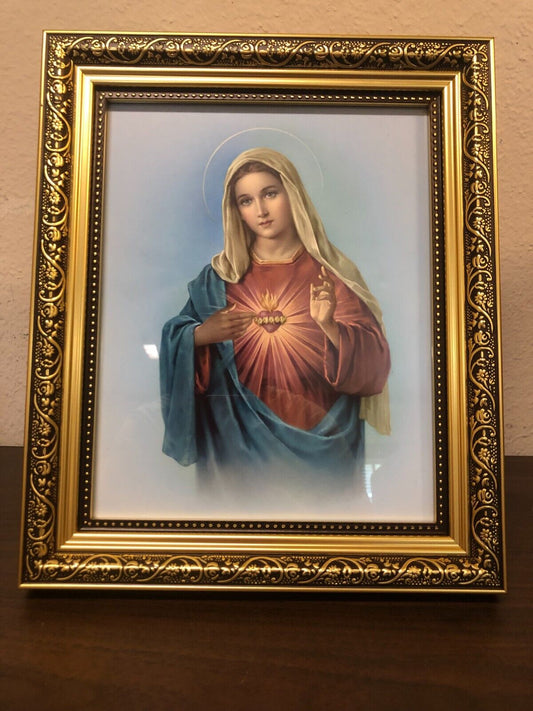 Immaculate Heart of Mary Picture Frame, New Free Shipping