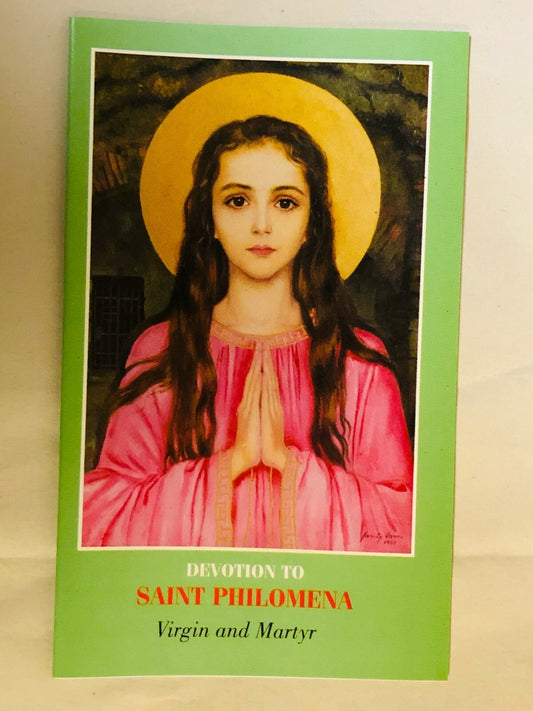 Saint Philomena Devotions Accordion Folder, New from Italy #PC-21