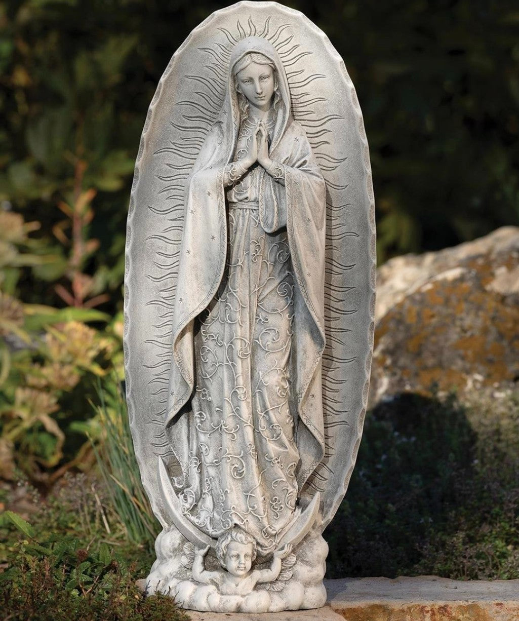 Our Lady of Guadalupe 18.75"  Garden Statue, New #RM-66-R2