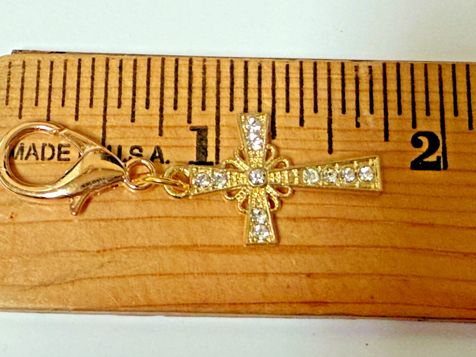 Crystal Cross Devotional Clip, New #Gftshp-137 - Journeys of Faith