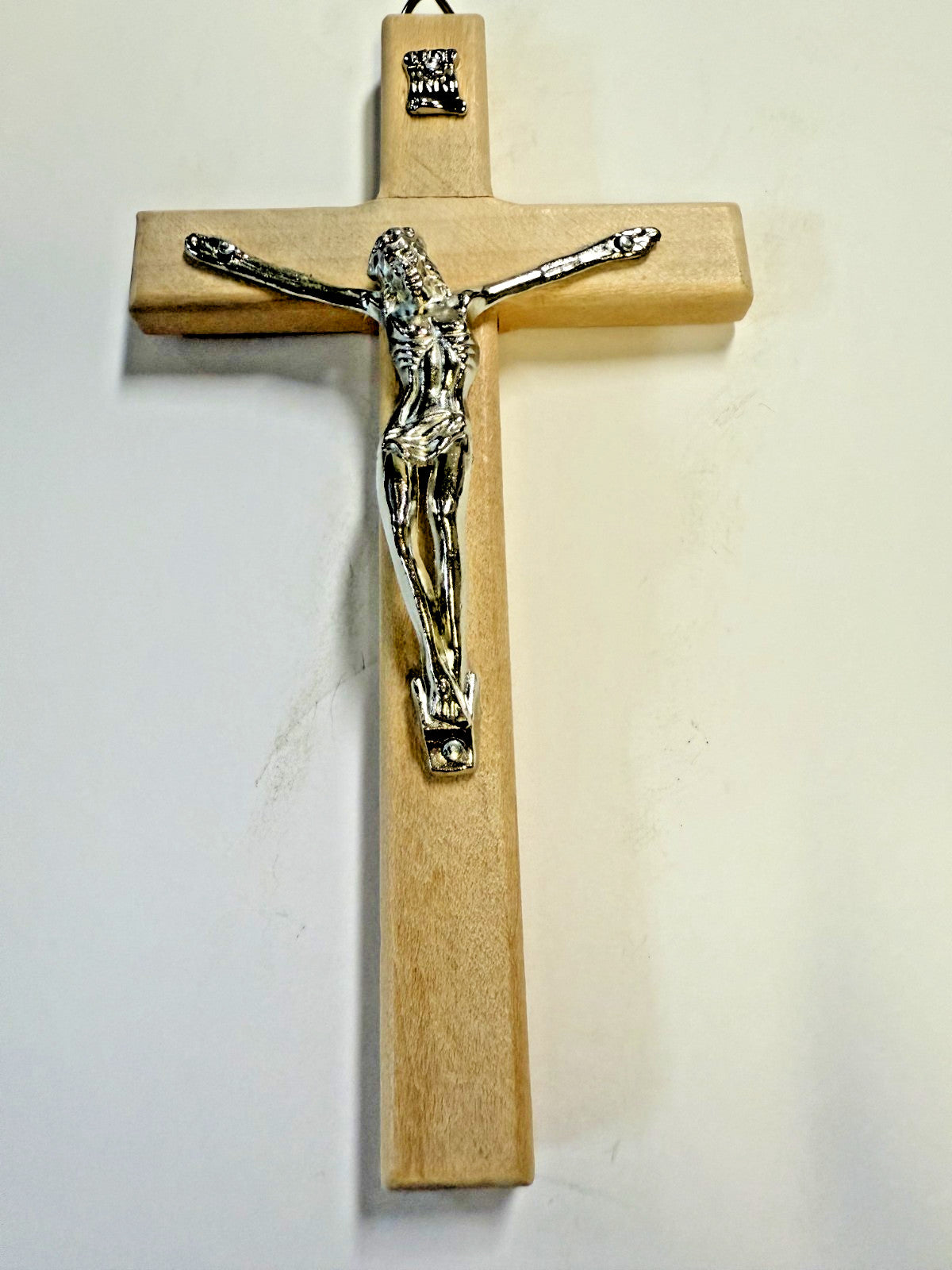 6" Natural Wood Crucifix, New #AB-366-R2 - Journeys of Faith