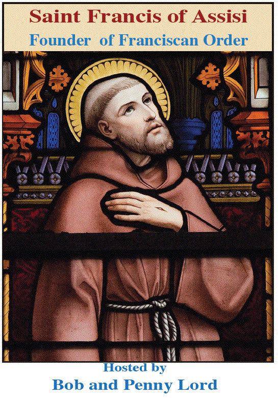 Saint Francis of Assisi DVD, by Bob and Penny Lord, New