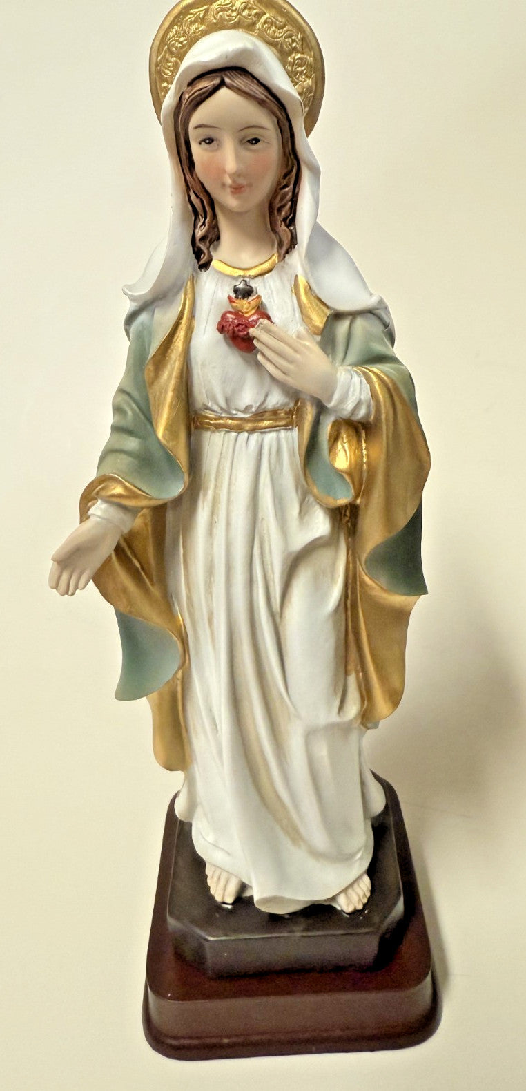 Immaculate Heart of Mary 8" Statue, New #AB-182 - Journeys of Faith