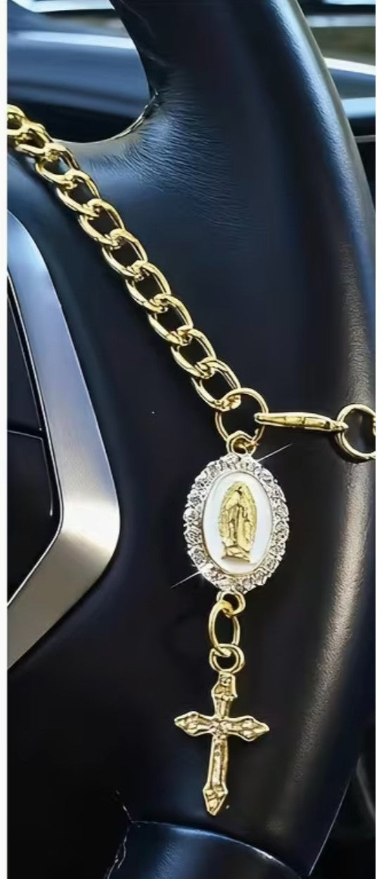 O L of Guadalupe Medal with Cross Devotional  Pendant, New #Gftshp-131 - Journeys of Faith