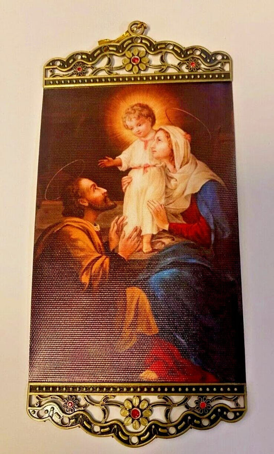 Holy Family  Small Canvas, New #AB-026-4 Bob and Penny Lord Journeys of Faith Collectibles:Religion & Spirituality:Christianity:Icons