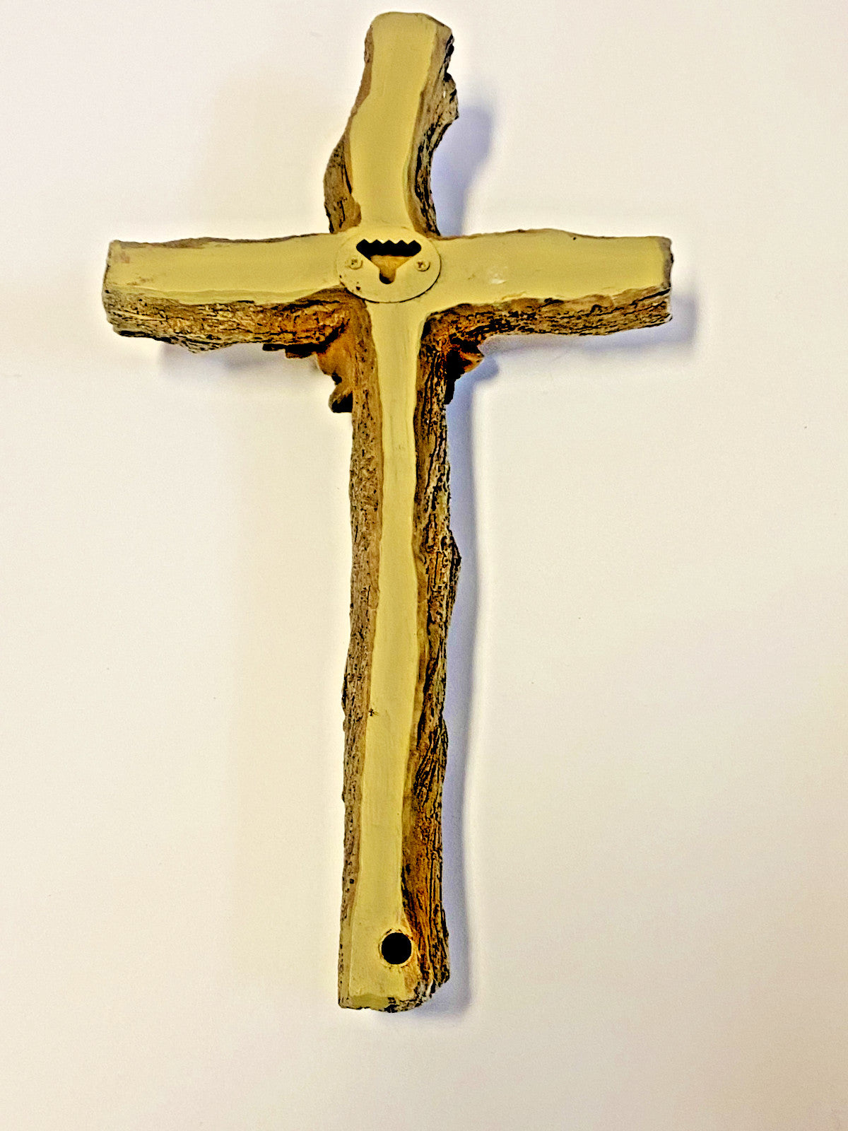 Sacred Heart Indoor/Outdoor Cross, New #AB-208