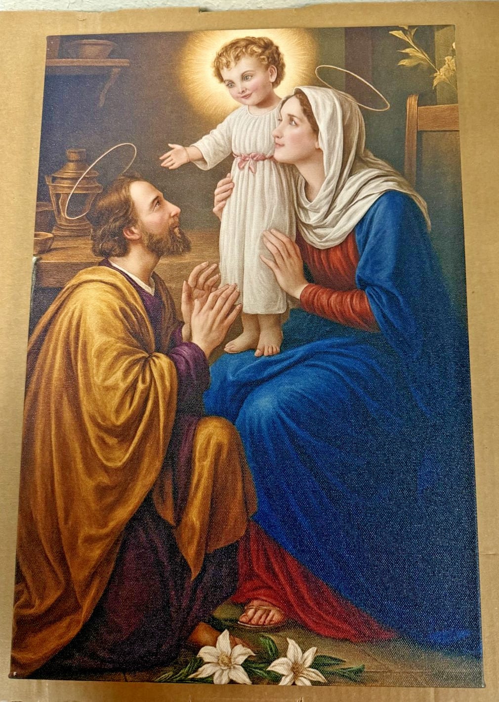 Holy Family  12"x 18" Canvas New #Gftshp-87 Journeys of Faith Art:Art Prints