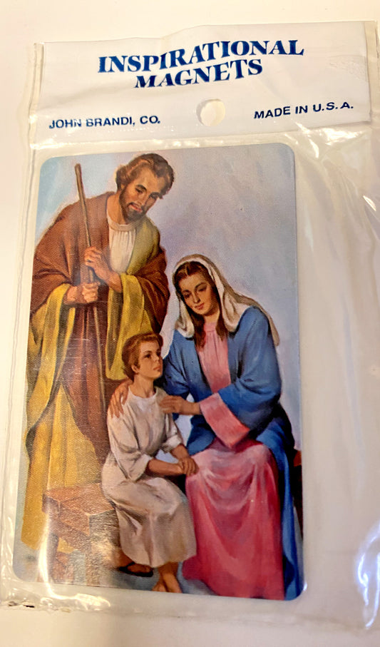 Holy Family Magnet Card #2, New - Journeys of Faith