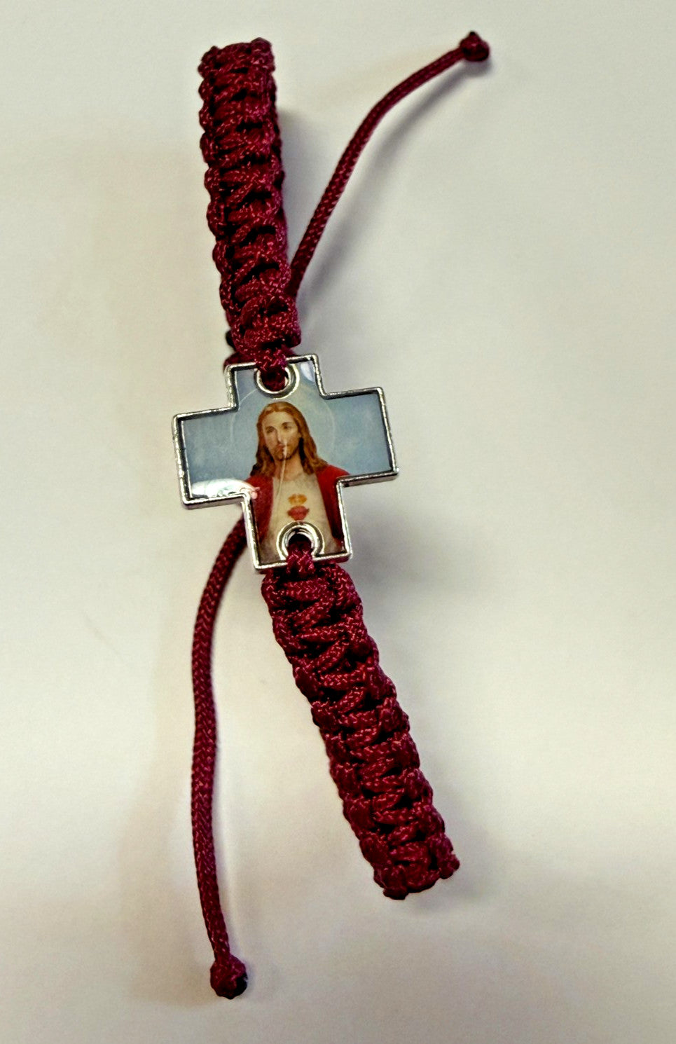 Sacred Heart of Jesus Cord Bracelet, New #Gftshp-139 - Journeys of Faith