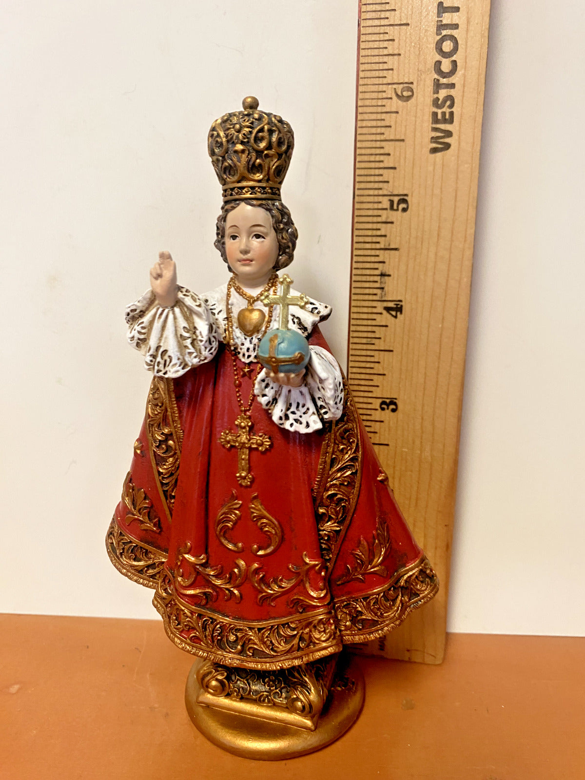 Infant Jesus of Prague 6" Statue, New #RM-018