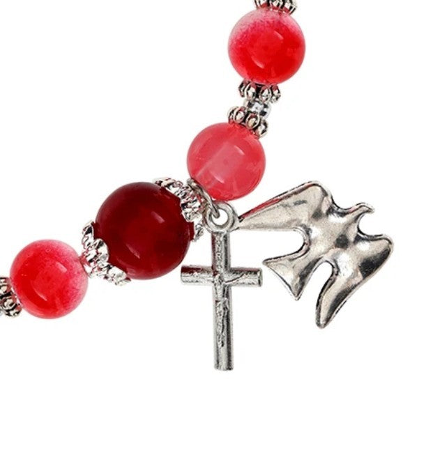 Holy Spirit Confirmation  Red Ombre Bracelet, New #Gftshp-276 - Journeys of Faith