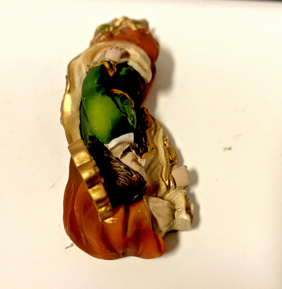 Sleeping Saint Joseph 4-inch religious statue by Bob and Penny Lord, featuring detailed Christian spiritual figure in repose.