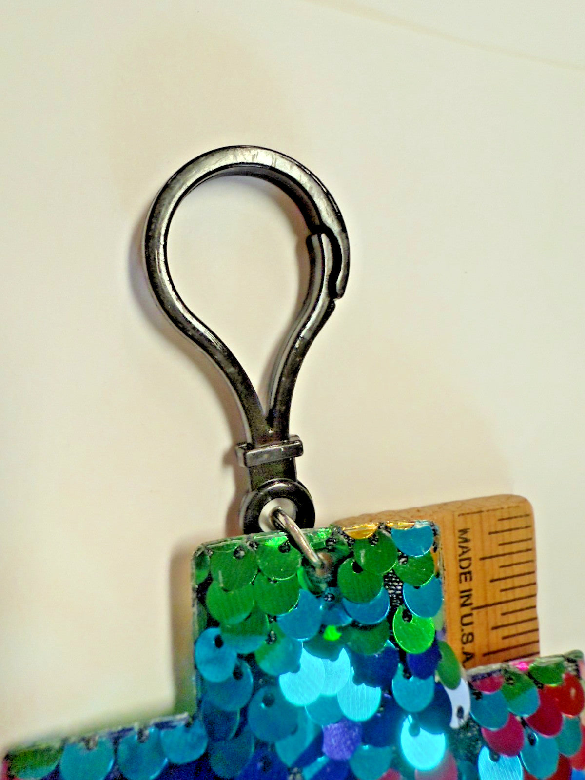 Sequin Cross 3.75" with Clip, New, #AB-055 - Journeys of Faith