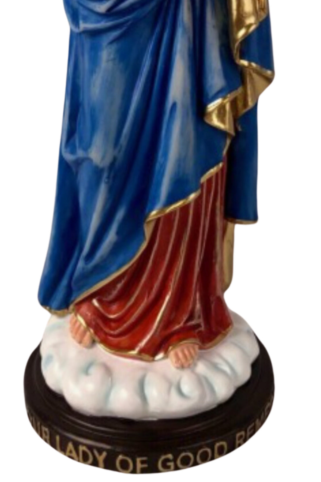 14 inch Our Lady of Good Remedy Statue hand made in Colombia Free Shipping