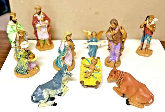10 pc Nativity Scene, New #AB-362-R2 Unbranded Collectibles:Holiday & Seasonal:Nativity Items