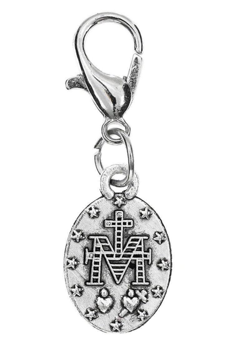 O L of Miraculous Medal Rosary Marker Charm,  New  #AB-438-R2