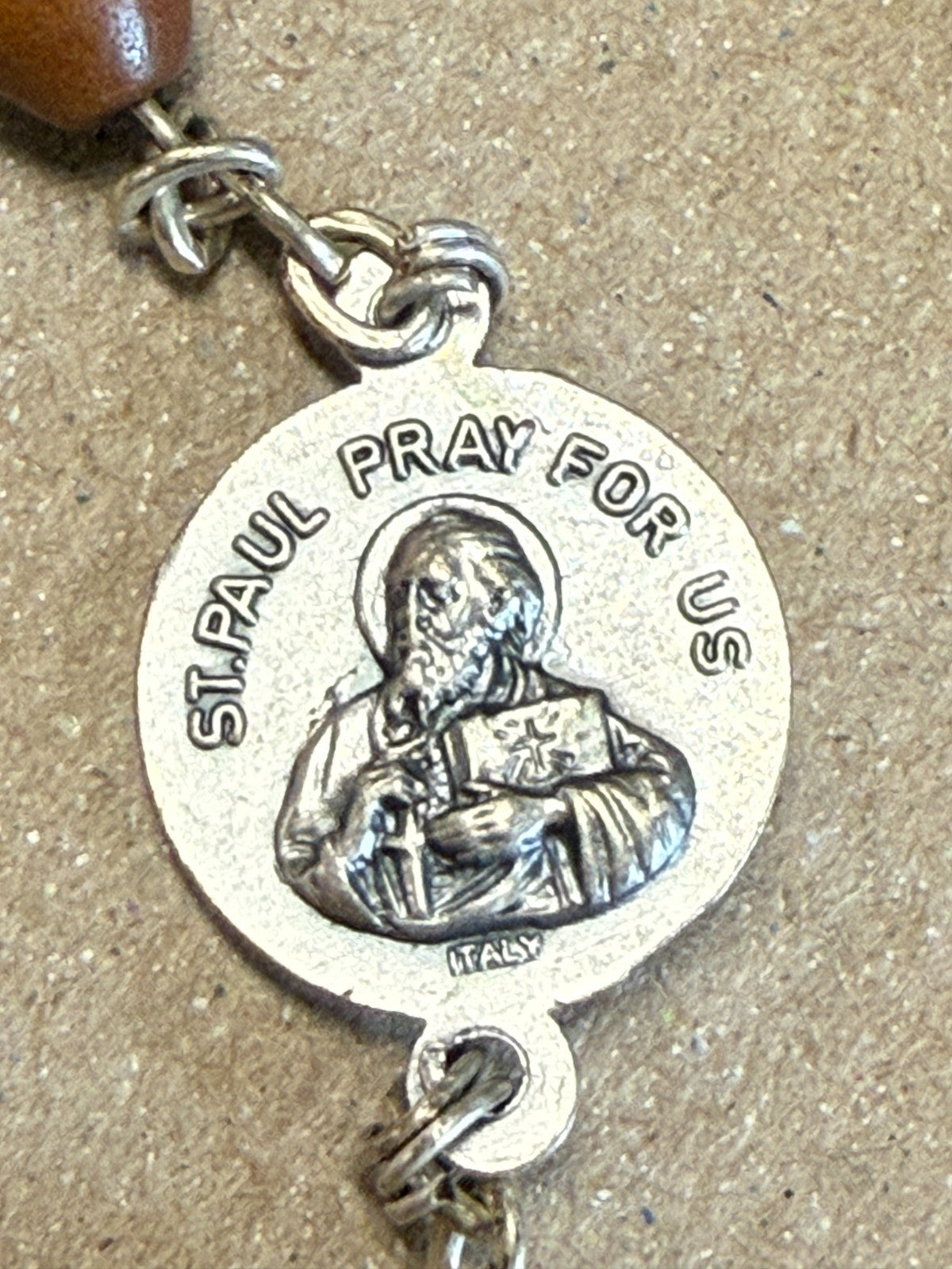 Saint Pope John Paul II + Apostles Vintage Rosary, New From Italy #AB-49 - Journeys of Faith