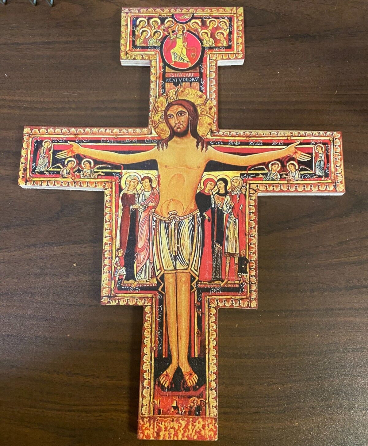 San Damiano 16" Crucifix, New AB-04 - Journeys of Faith