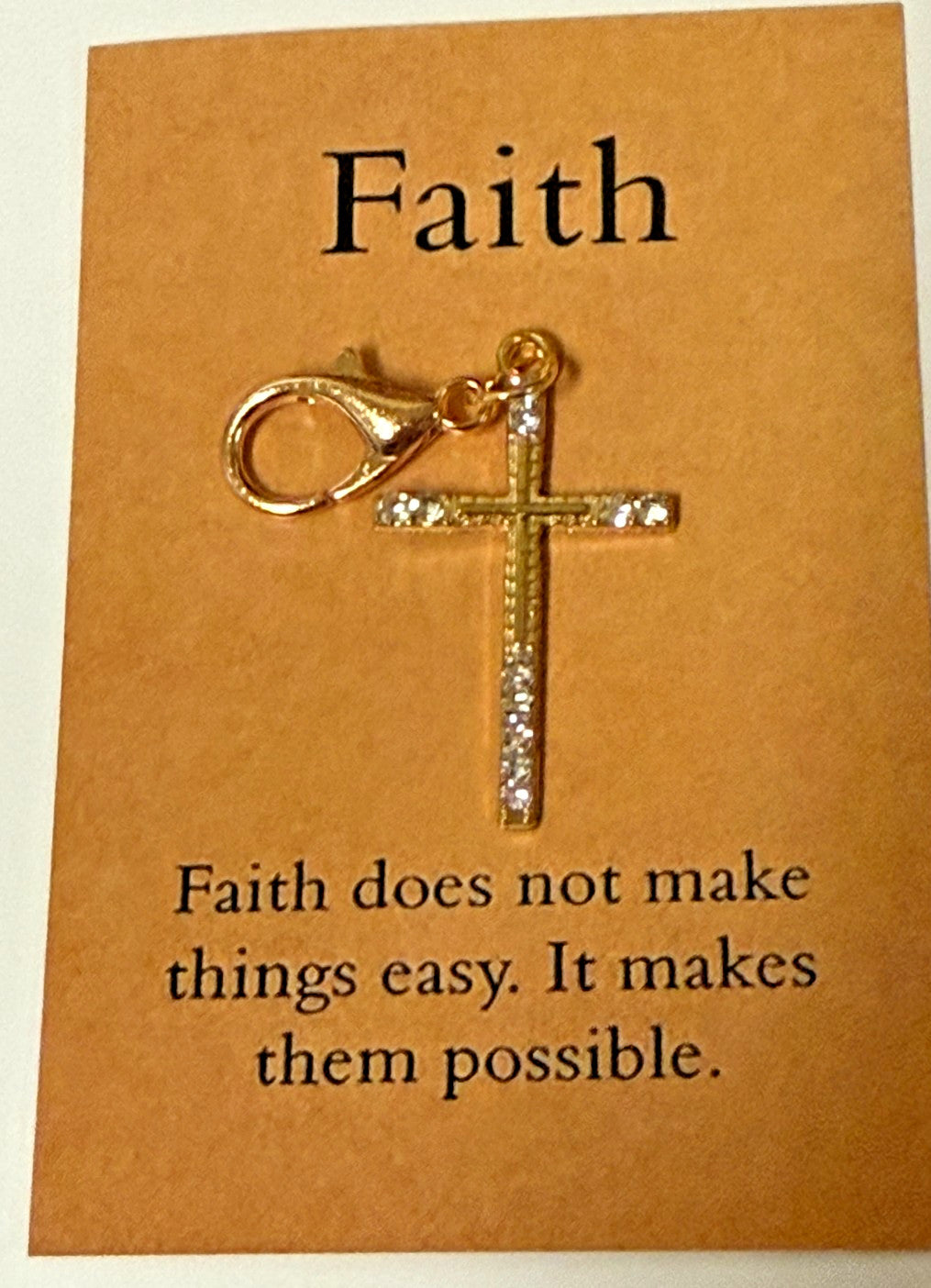 2 Crosses One within the Other Devotional Clip, New #Gftshp-138 - Journeys of Faith