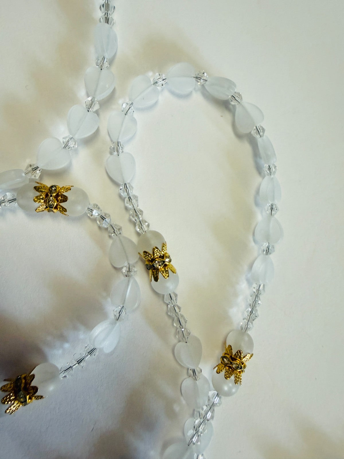Wedding Rosary/Lazo Matrimonial, White + Two Tone, New, #Gftshp-288 - Journeys of Faith