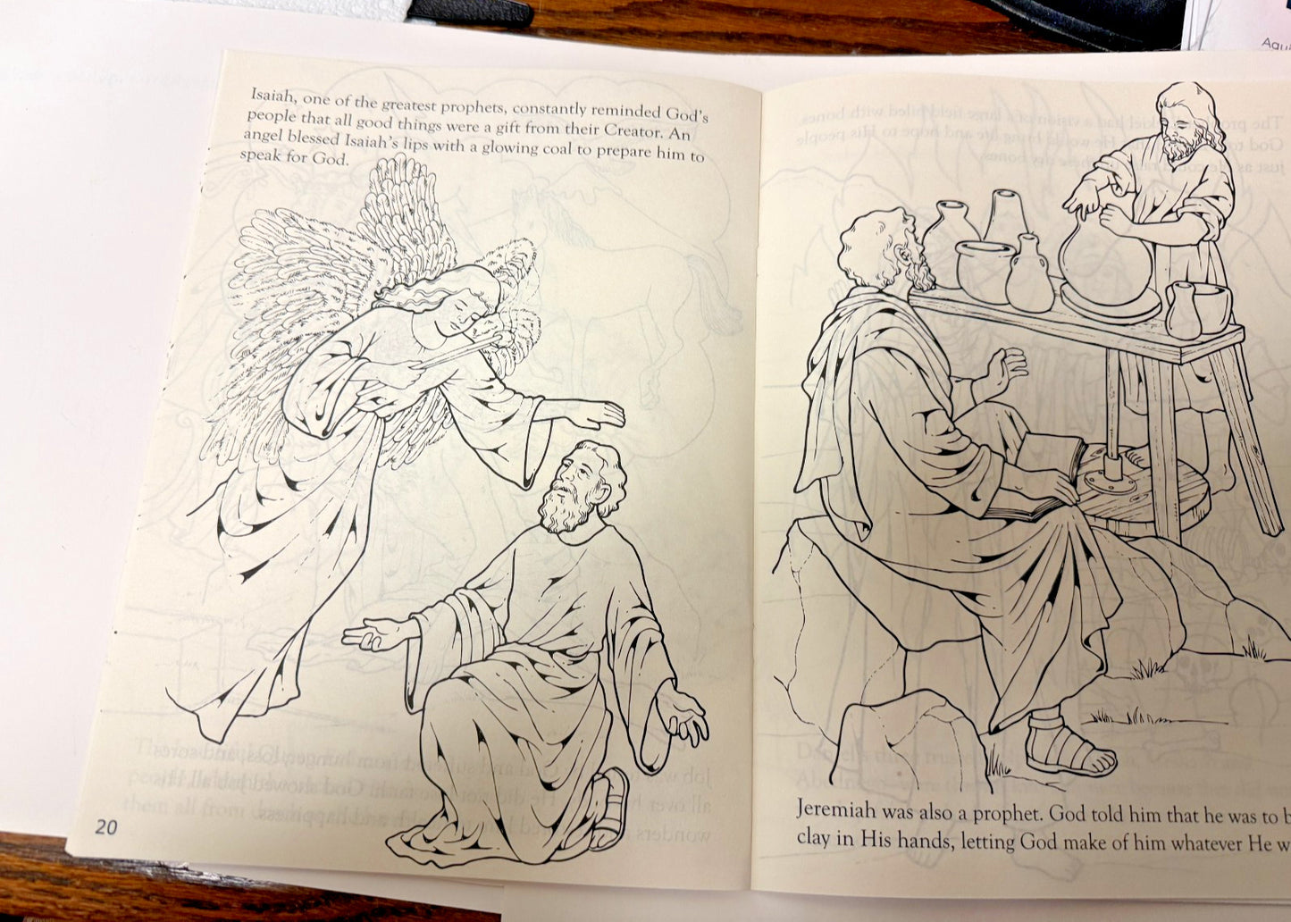 Bible Adventures Coloring Book for Children, New #AB-429-R2