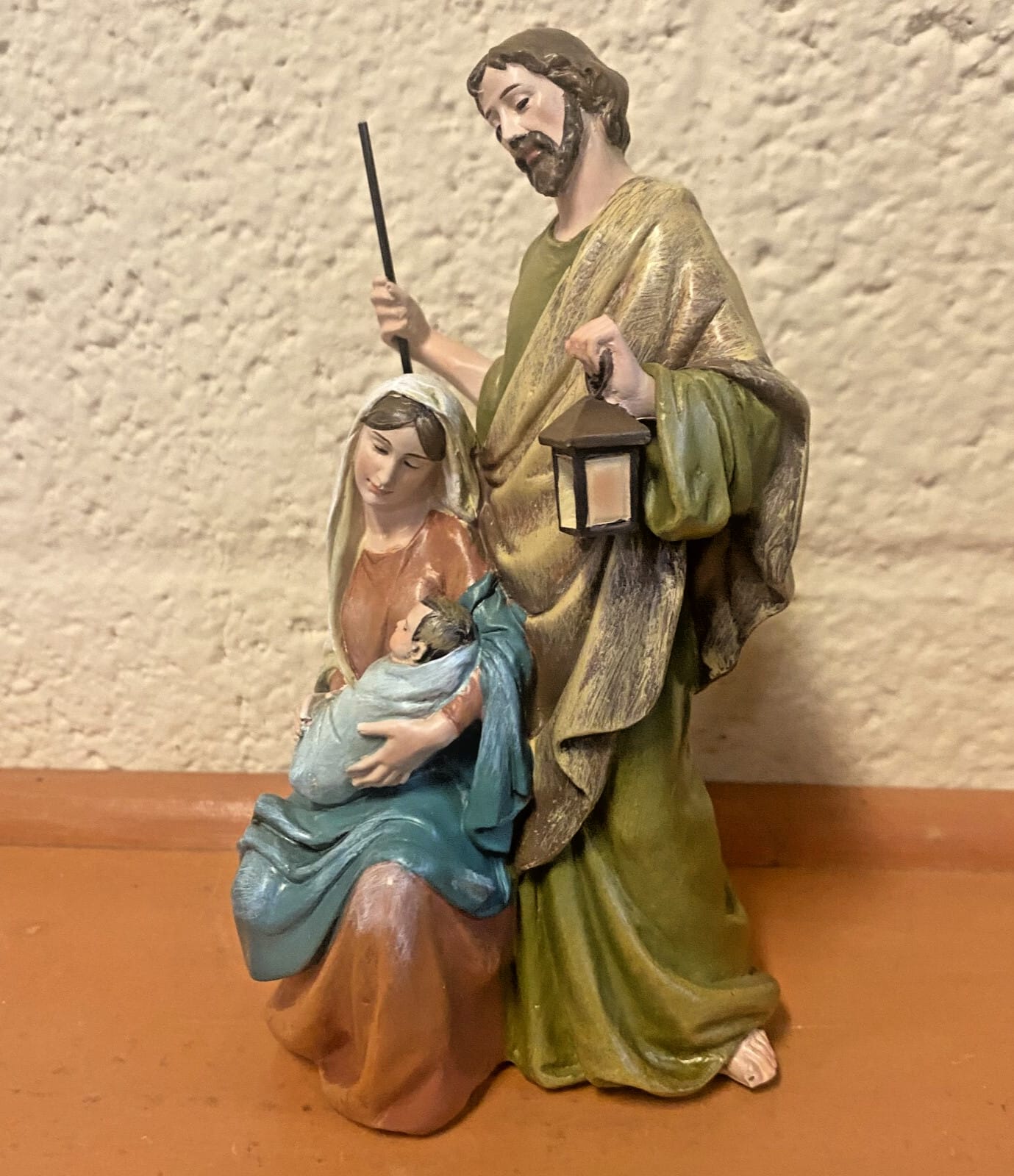 Holy Family 6.25" Resin Stone Mix Statue RM-51 Bob and Penny Lord Journeys of Faith Collectibles:Religion & Spirituality:Christianity:Statues & Figures